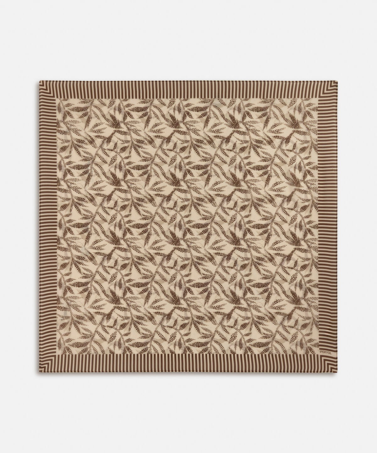 Zoomed Silk Blend Printed Scarf
