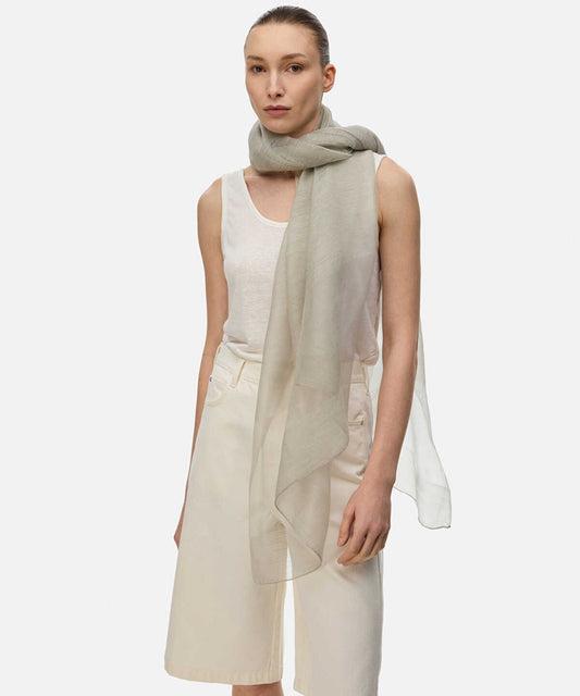 Silk and Wool Blend Scarf