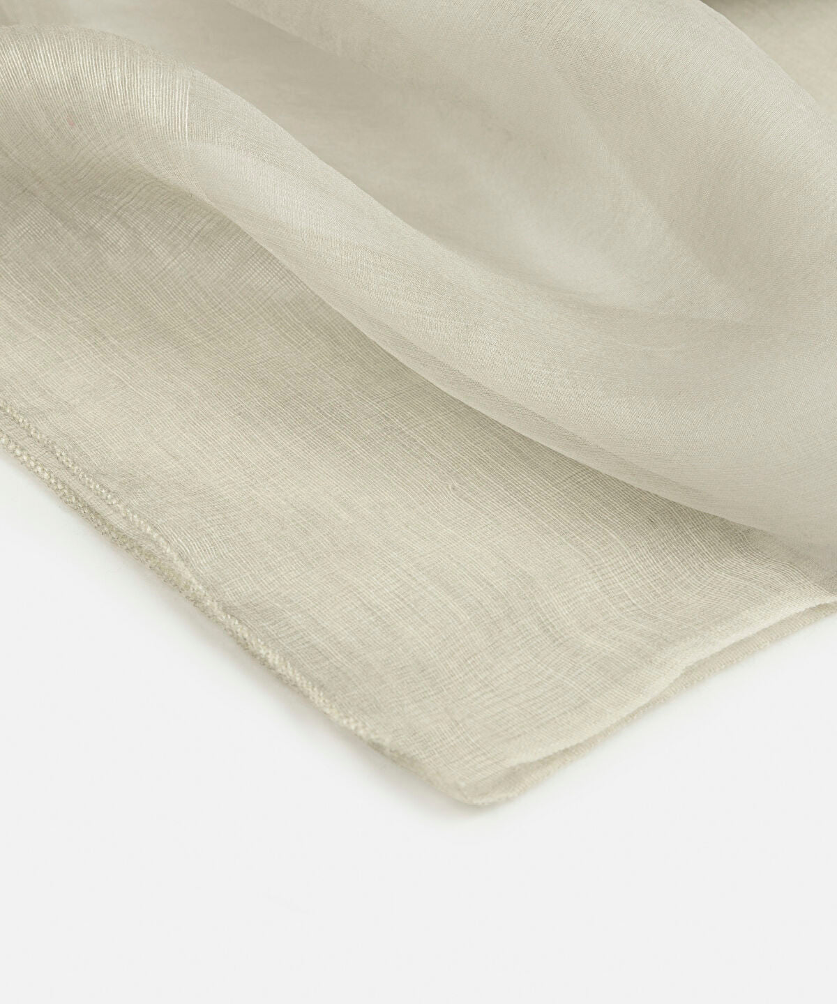 Zoomed Silk and Wool Blend Scarf