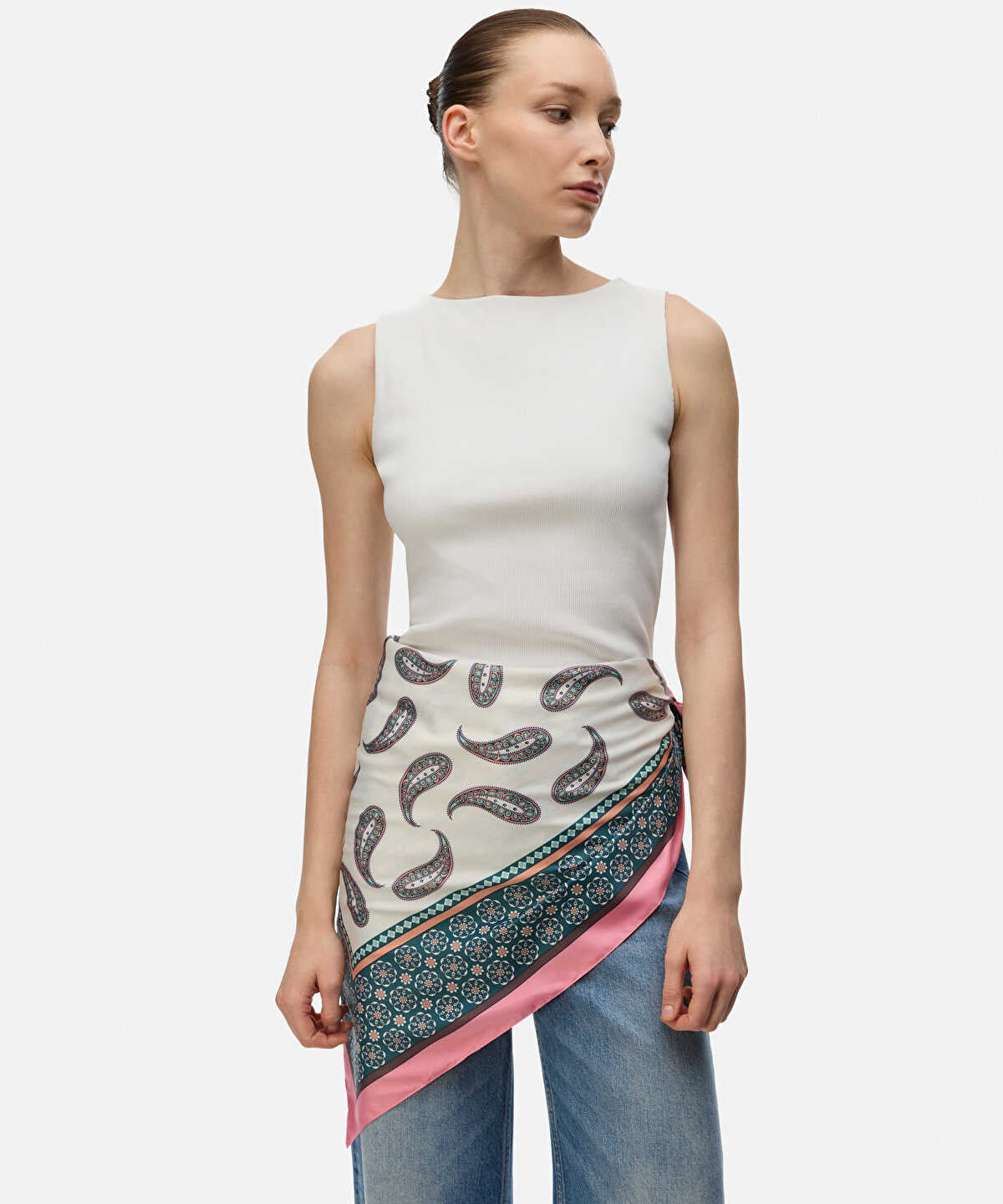 Paisley Print Scarf