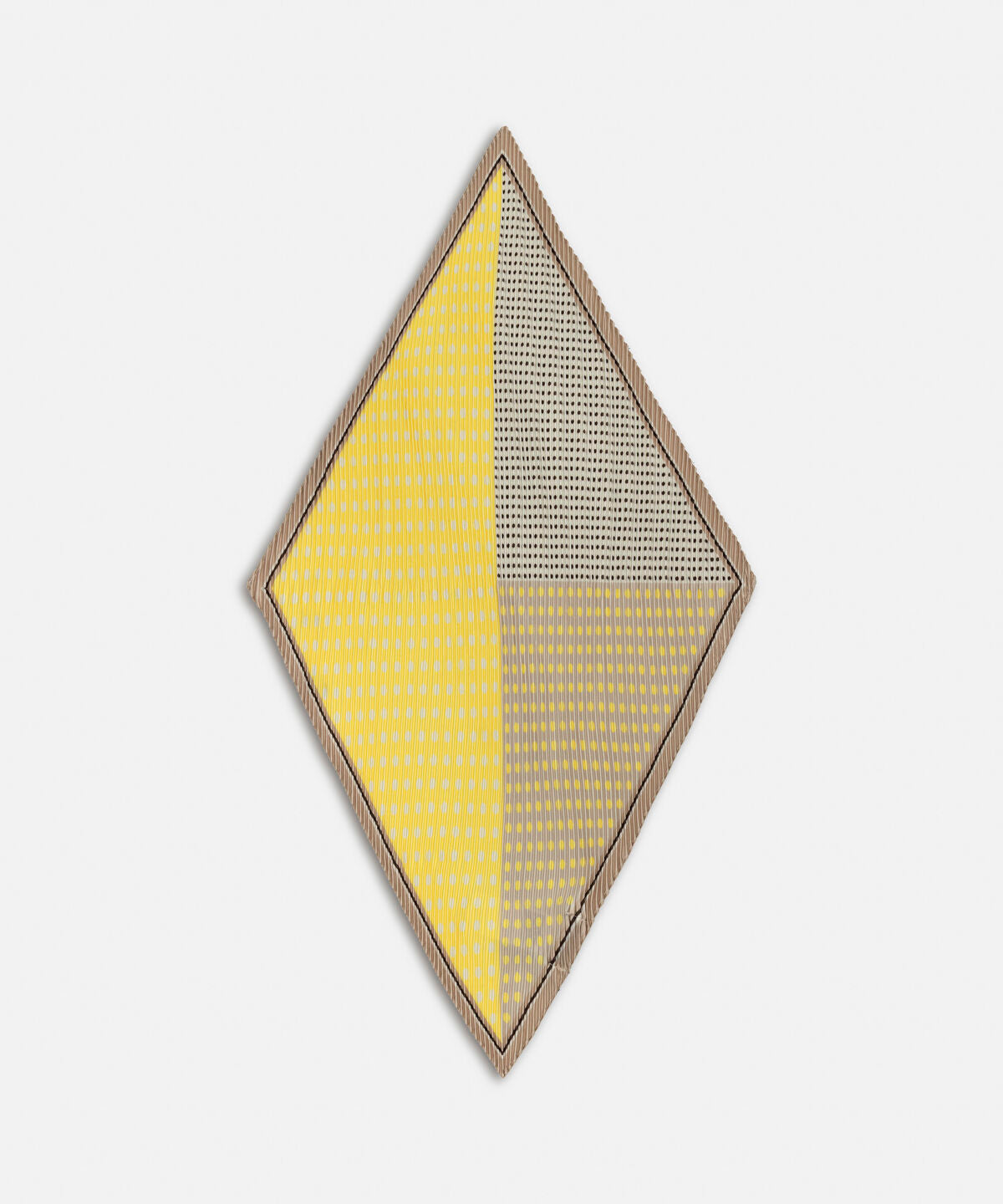Zoomed Pleated Polka Dot Scarf