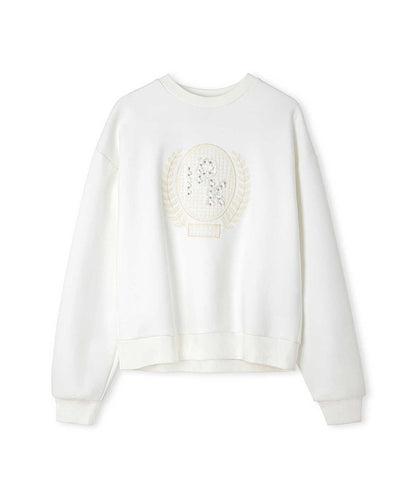 Embellished Scuba Sweatshirt