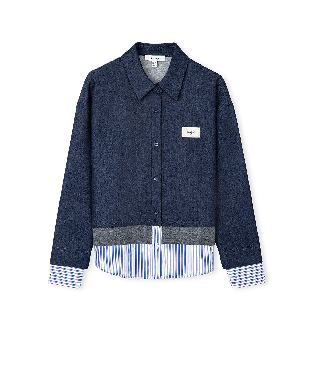 Zoomed Layered-Effect Sweatshirt