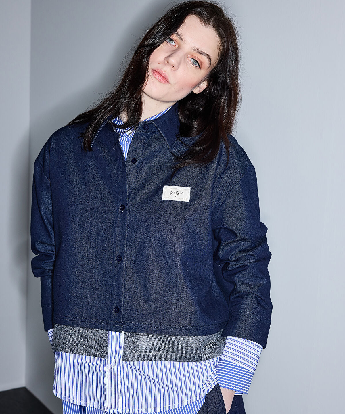 Zoomed Layered-Effect Sweatshirt