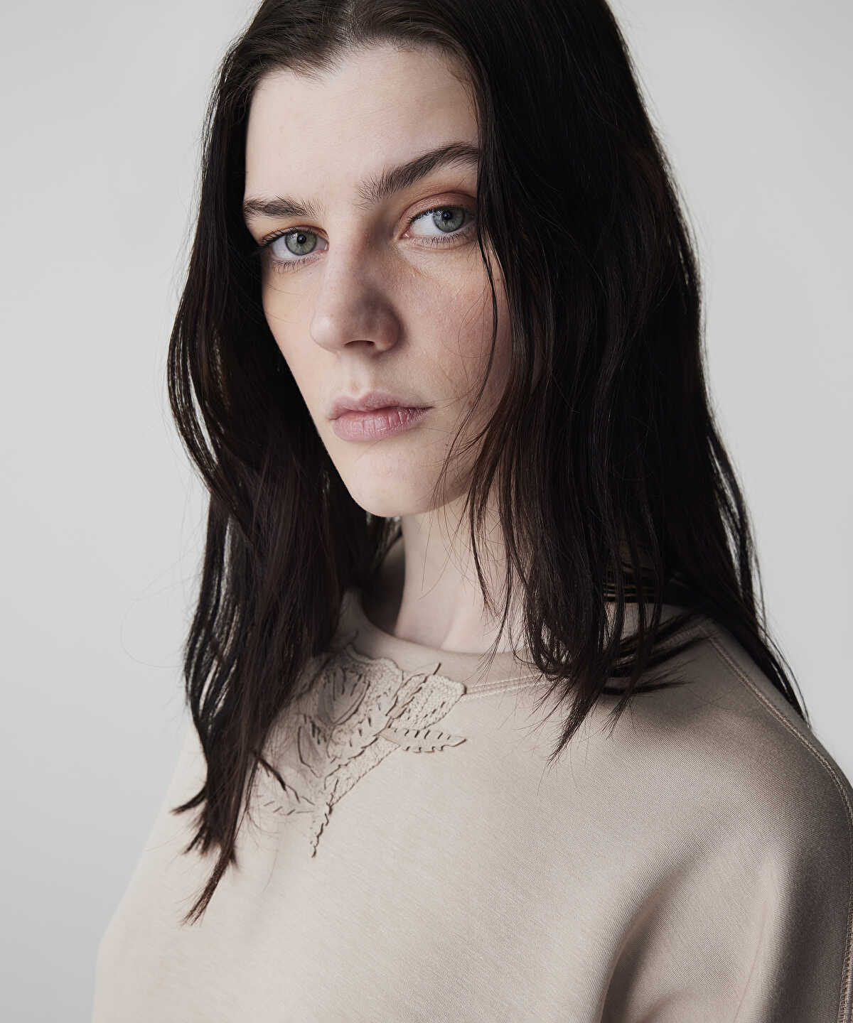 Floral Applique Sweatshirt