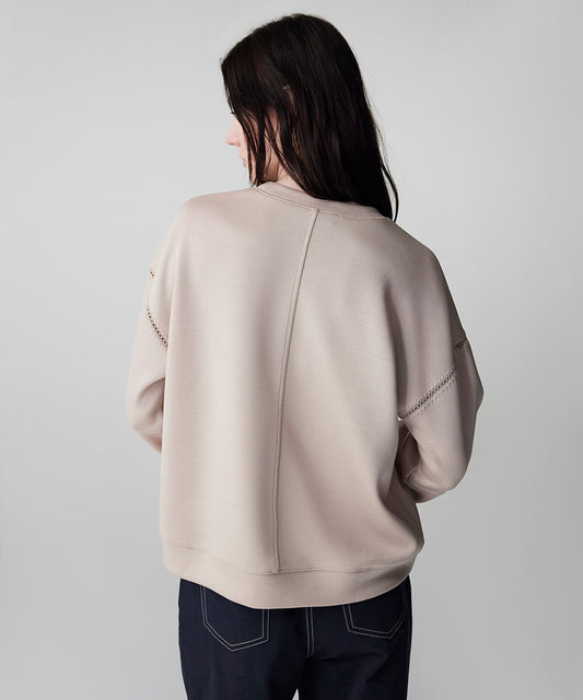 Floral Applique Sweatshirt
