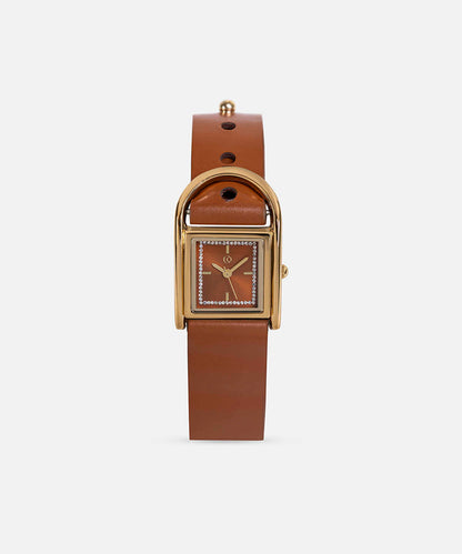 Rhinestone Embellished Watch