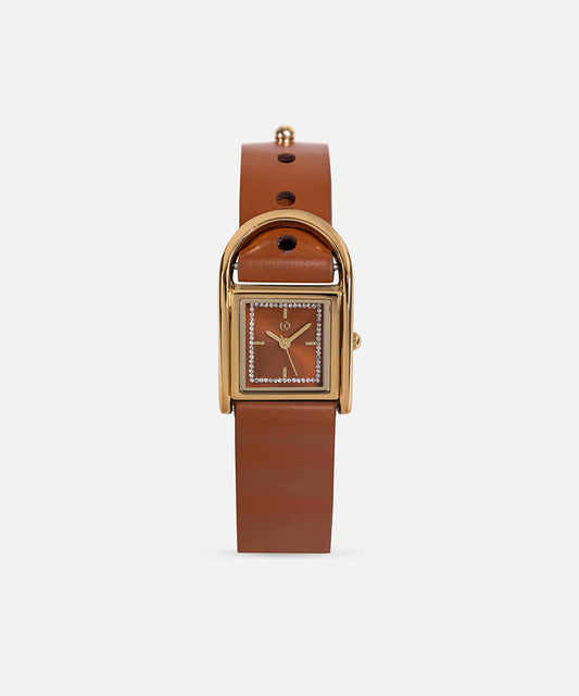 Rhinestone Embellished Watch