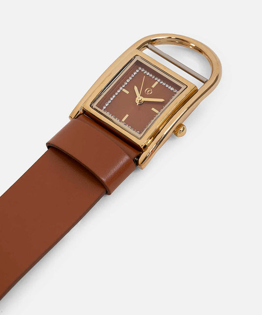 Rhinestone Embellished Watch