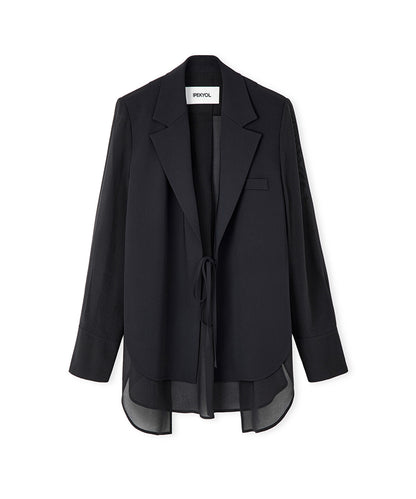 Mixed Media Blazer