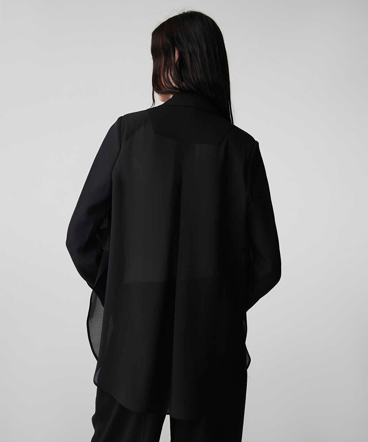 Zoomed Mixed Media Blazer