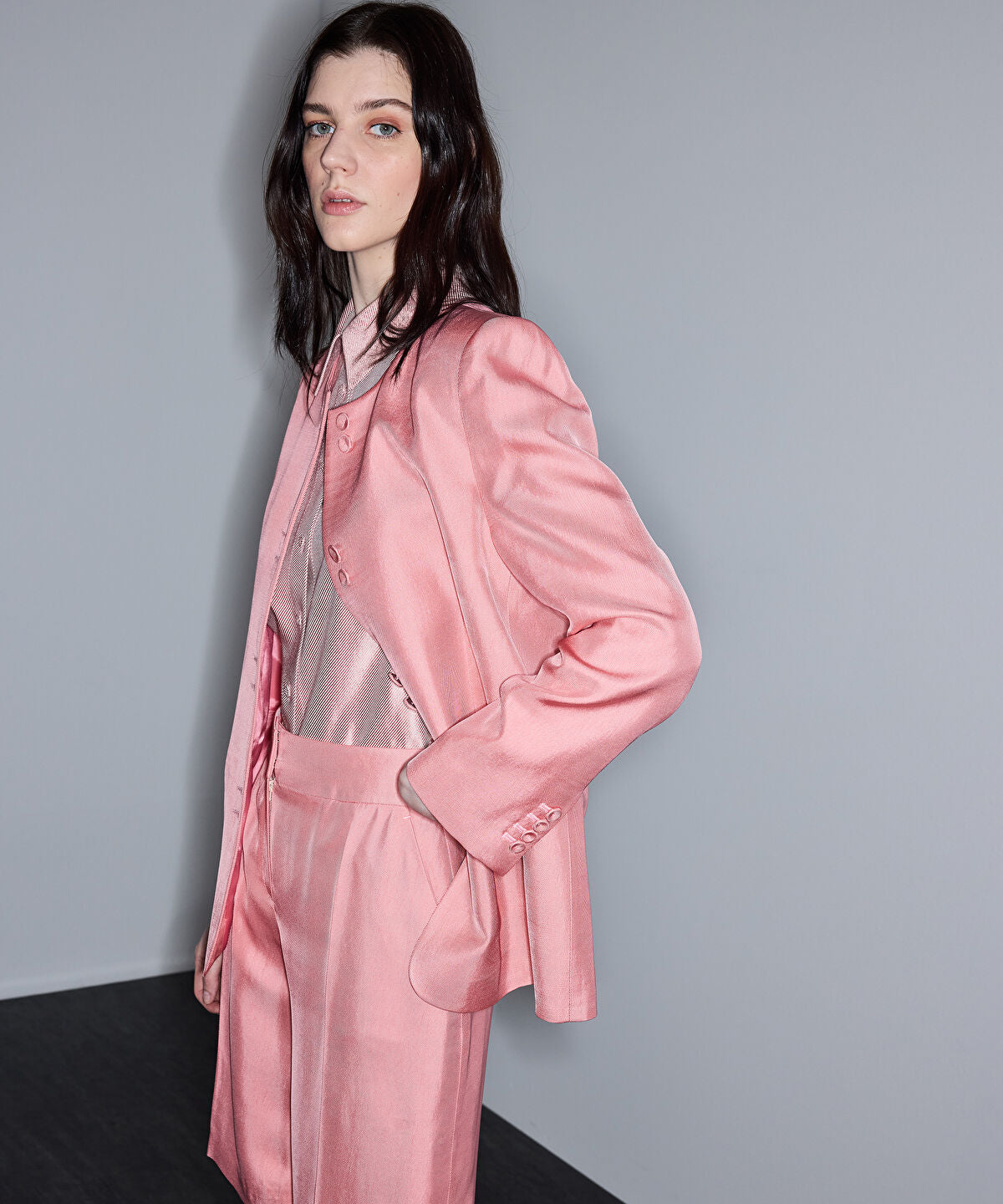 Zoomed Layered Blazer 