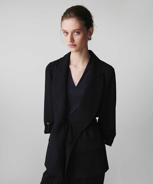 Tie Waist Blazer 