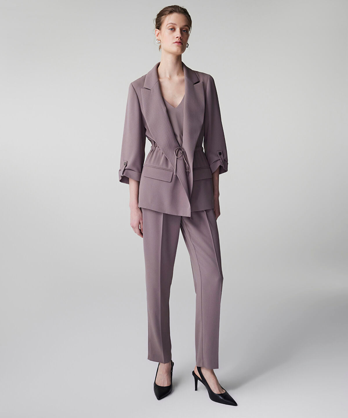 Tie Waist Blazer 