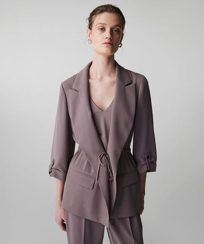 Tie Waist Blazer 