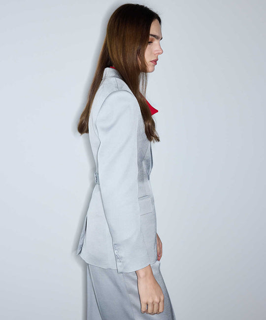 Waist-Accented Blazer