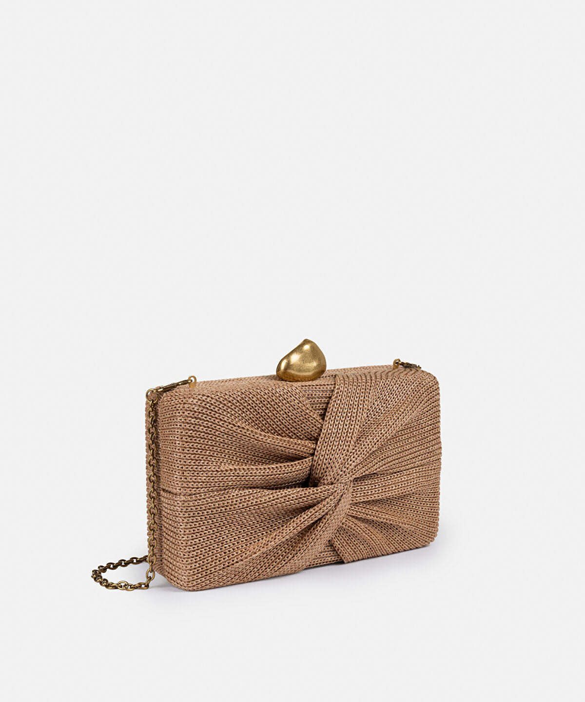 Zoomed Detachable Chain Strap Clutch