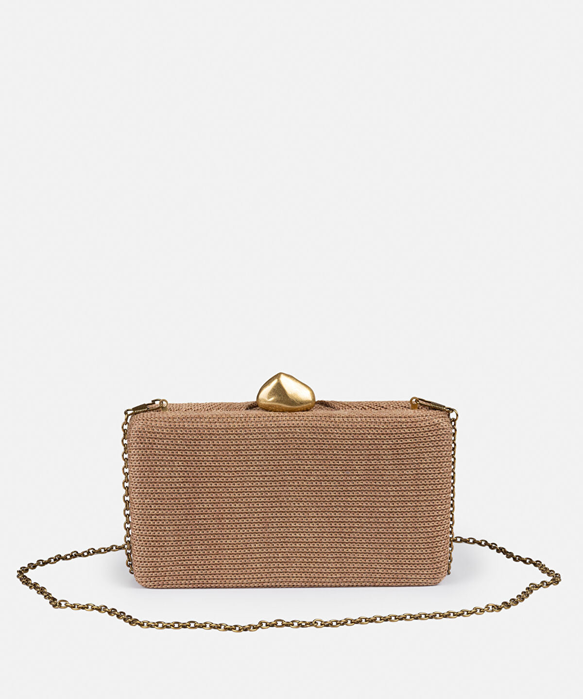 Zoomed Detachable Chain Strap Clutch
