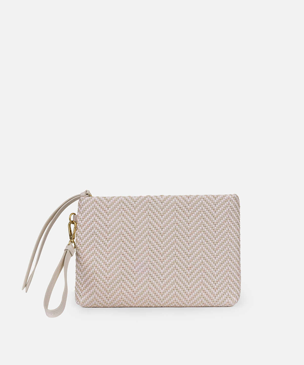 Zoomed Woven Clutch