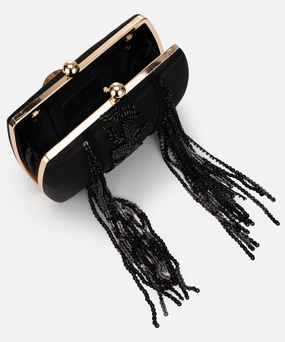 Beaded Dangle Clutch