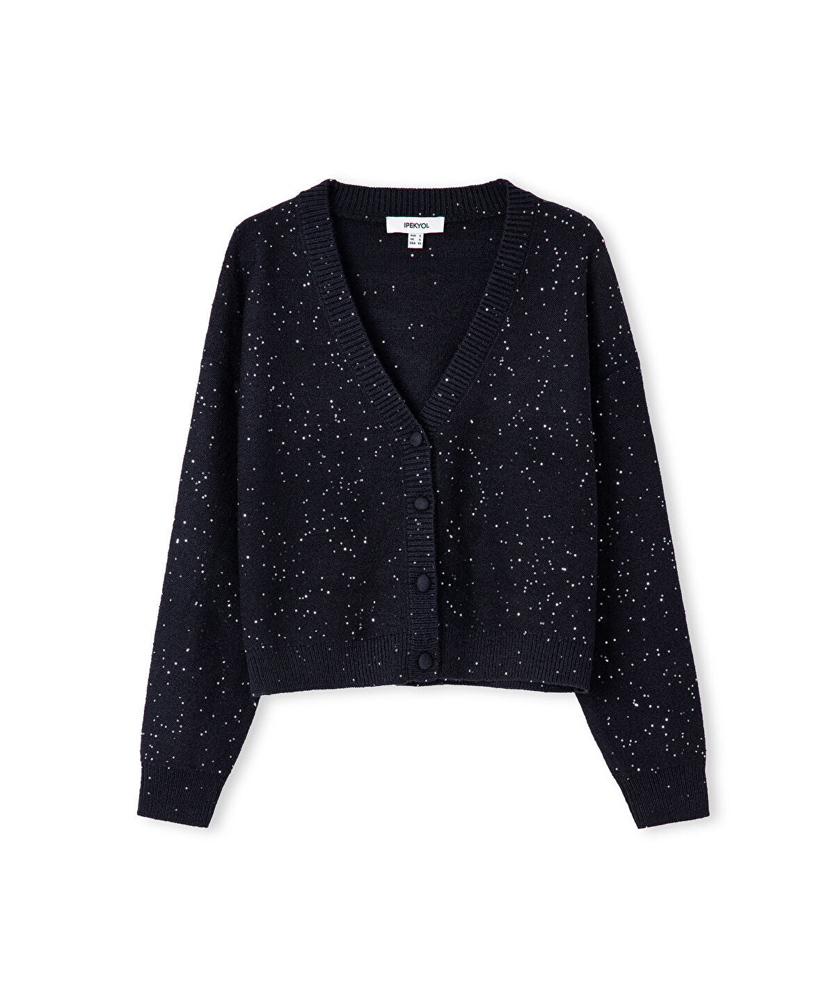 Zoomed Embellished Knit Cardigan