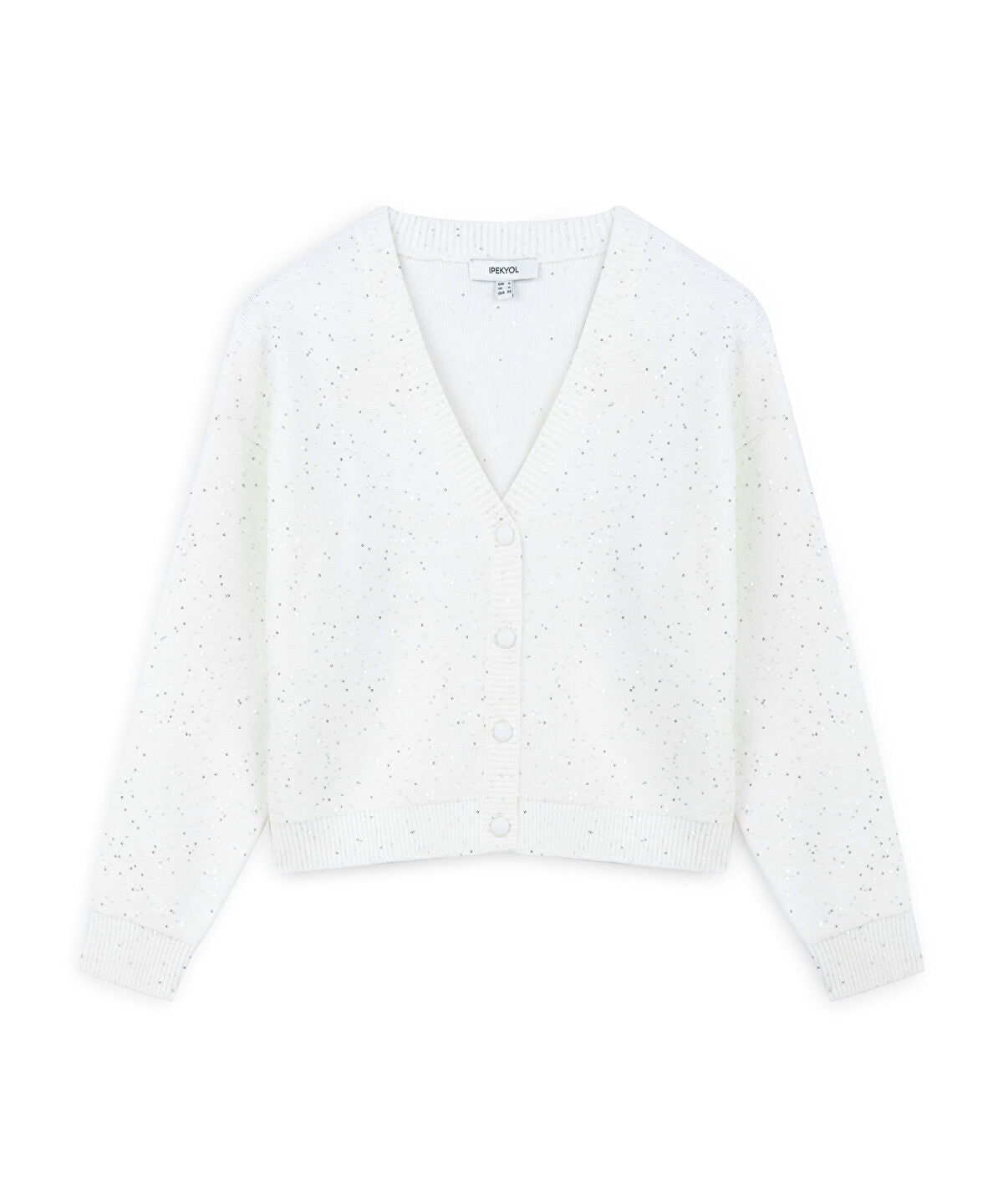 Zoomed Embellished Knit Cardigan
