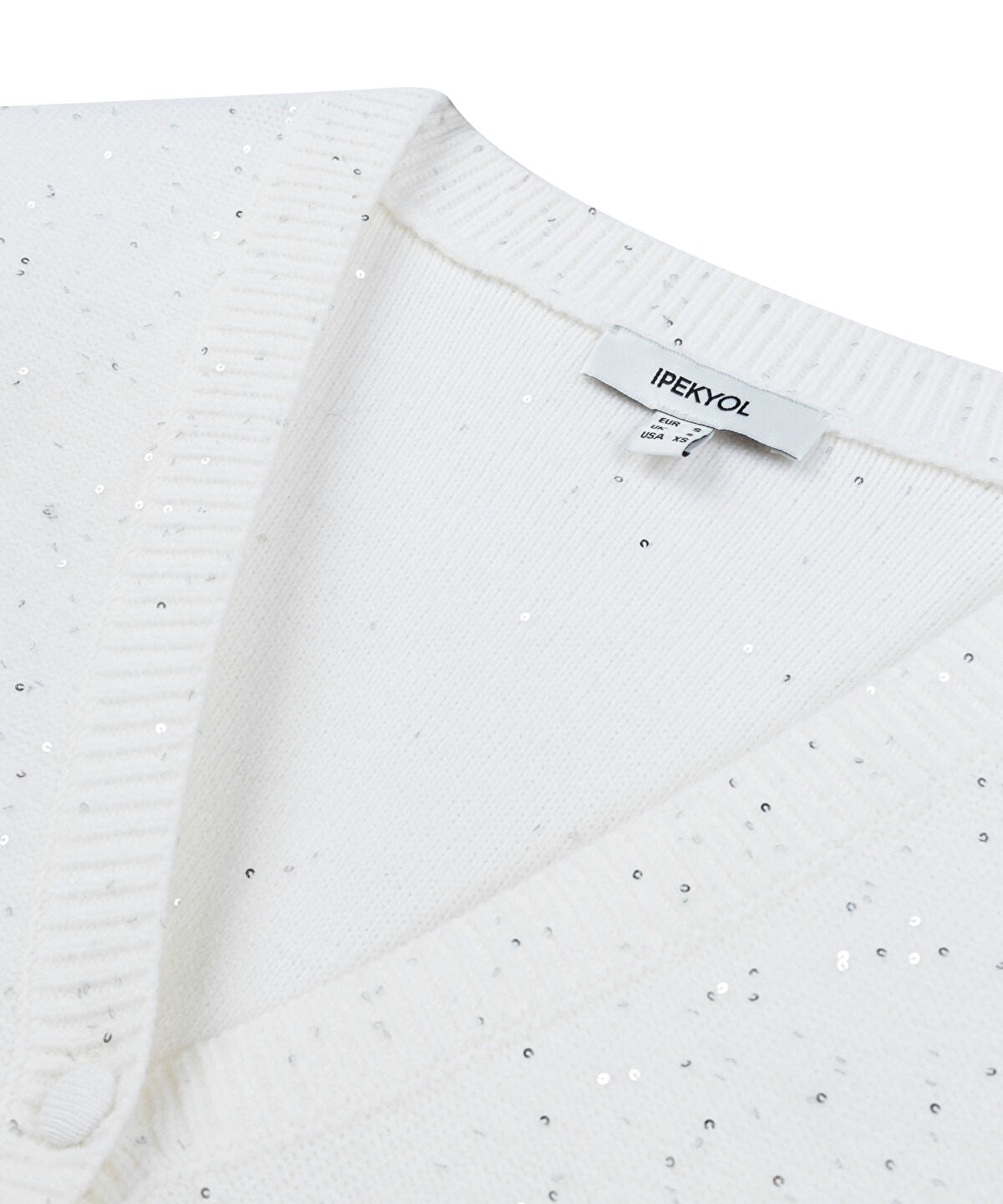 Zoomed Embellished Knit Cardigan
