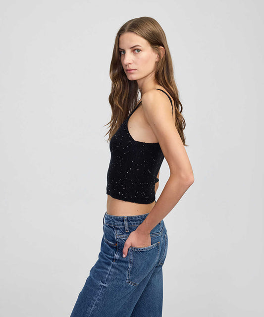 Embellished Knit Top