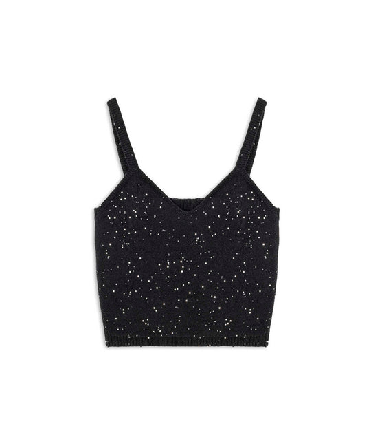 Embellished Knit Top