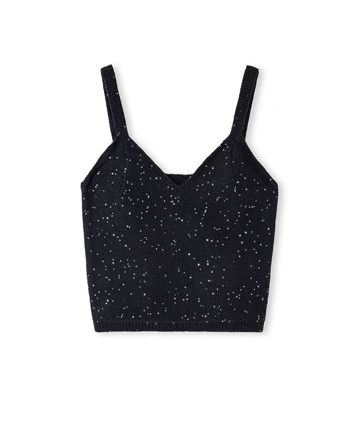 Zoomed Embellished Knit Top