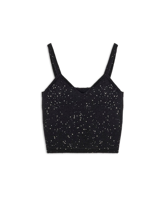 Embellished Knit Top
