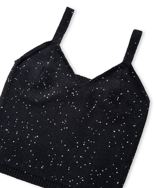 Embellished Knit Top