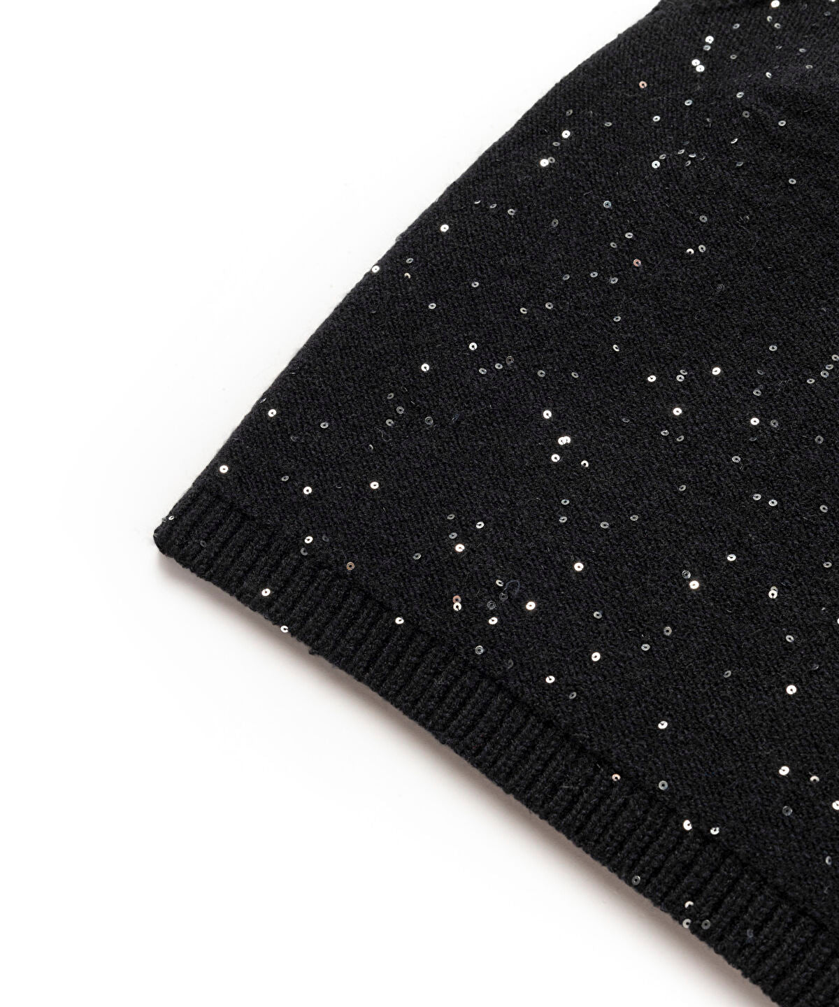 Zoomed Embellished Knit Top