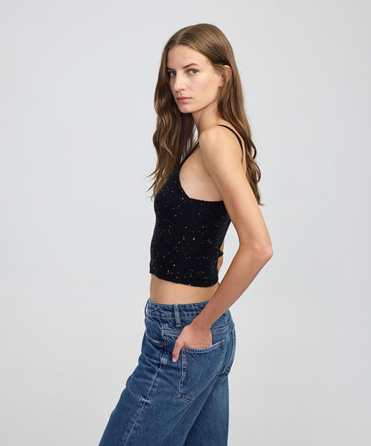 Embellished Knit Top