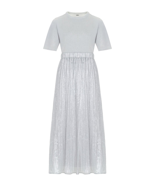 Mixed Midi Dress