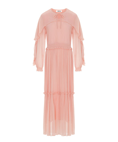 Ruffled Viscose Dress