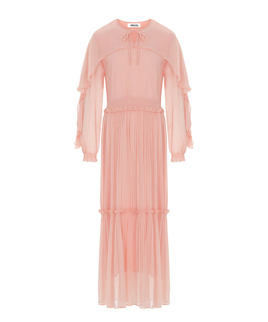 Ruffled Viscose Dress