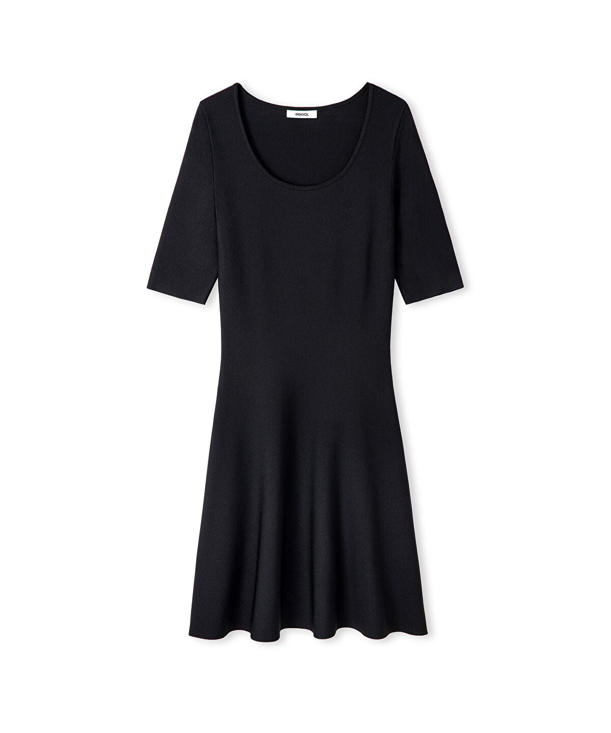 Zoomed A-Line Knit Dress