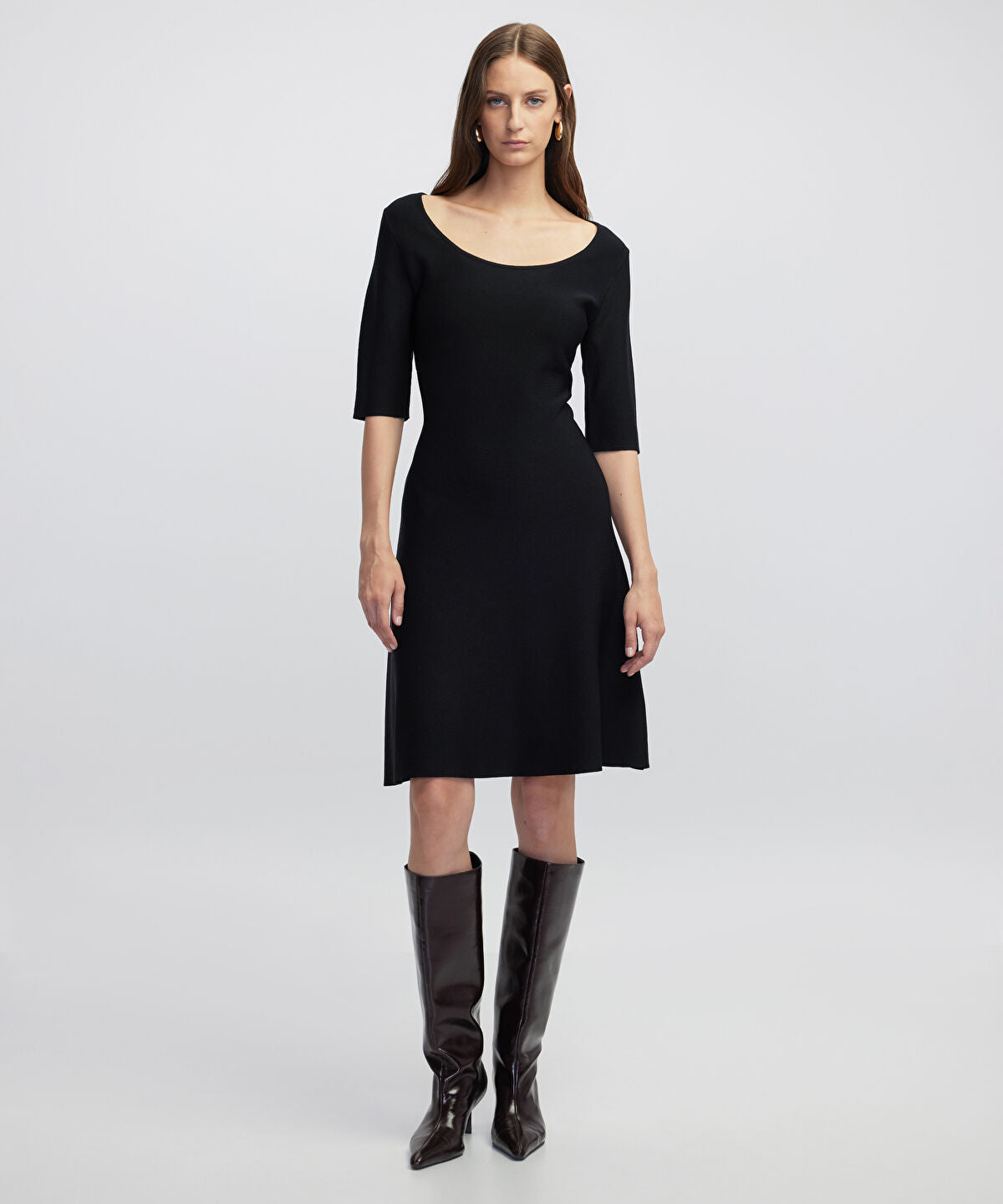 A-Line Knit Dress