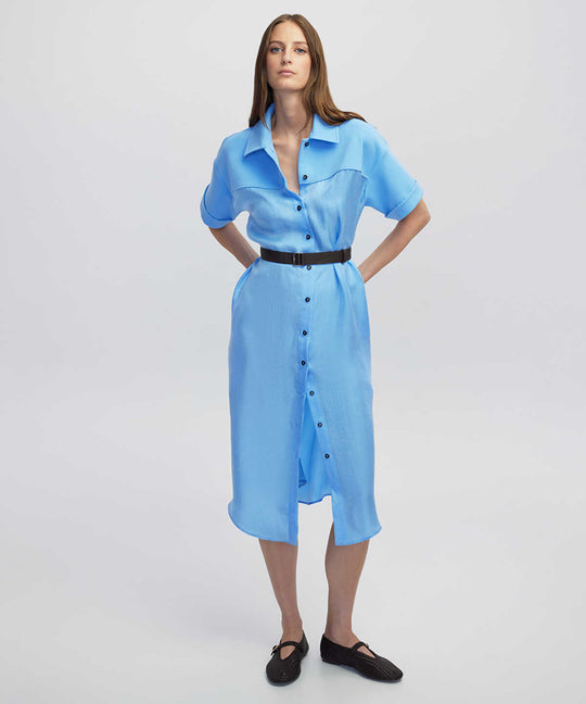 Belted Shirt Dress
