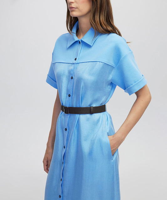 Belted Shirt Dress