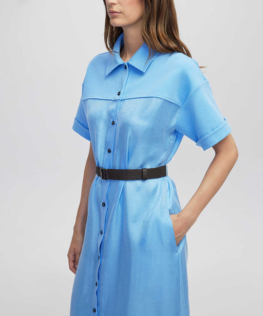 Belted Shirt Dress