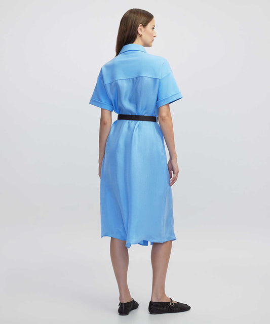 Belted Shirt Dress