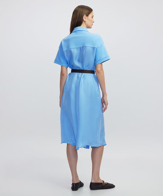 Belted Shirt Dress