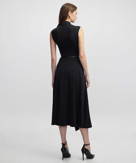 Belted Asymmetric Dress