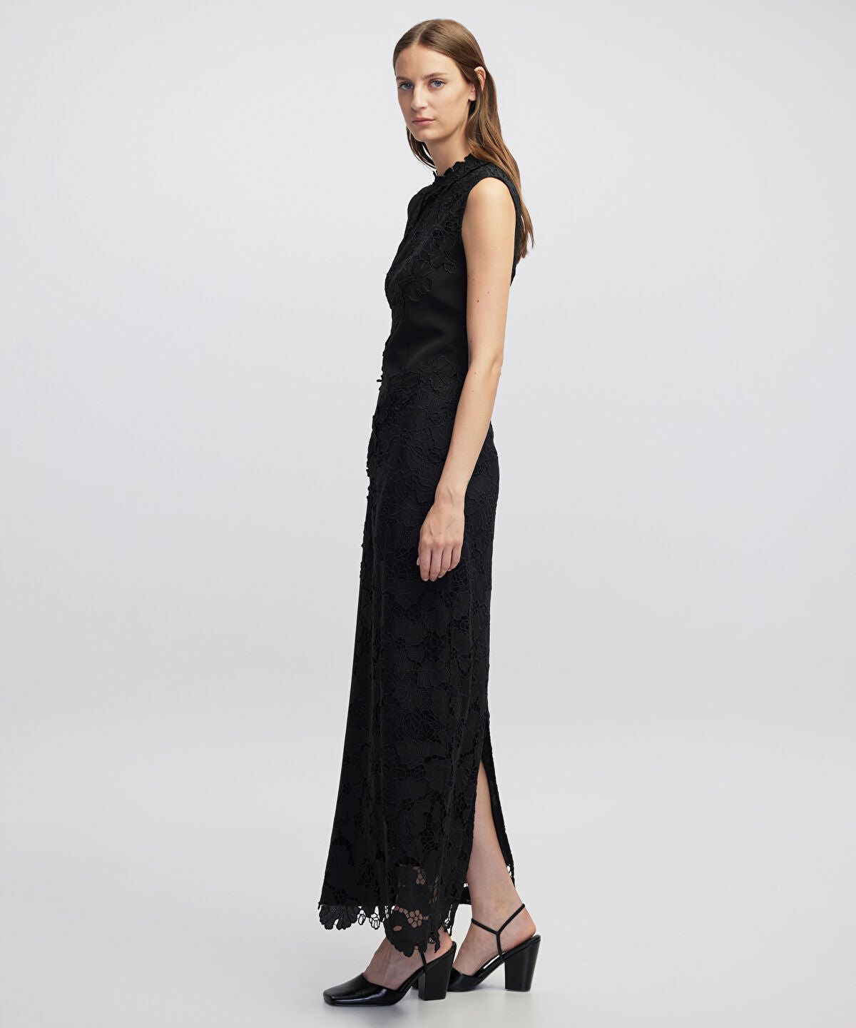 Zoomed Mixed Media Dress