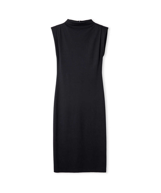 Dress with Shoulder Pads