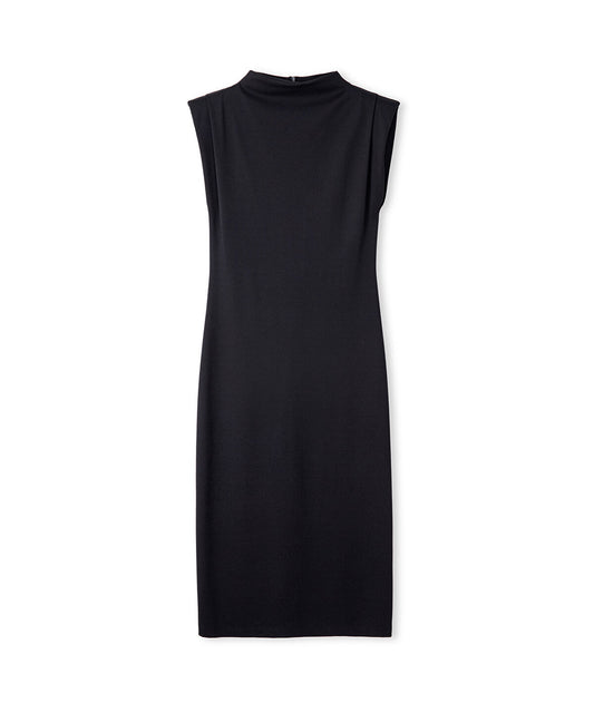 Dress with Shoulder Pads