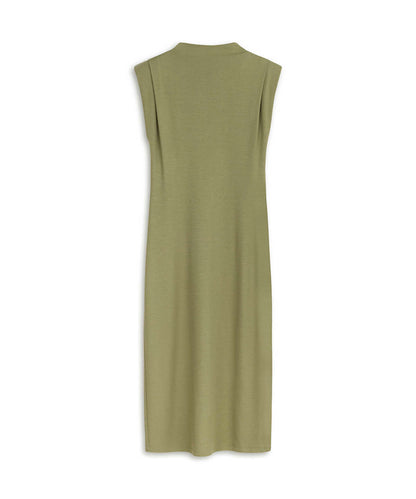 Dress with Shoulder Pads