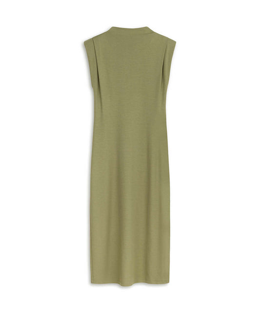 Dress with Shoulder Pads